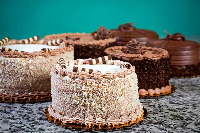 Market Basket cakes round chocolate cakes