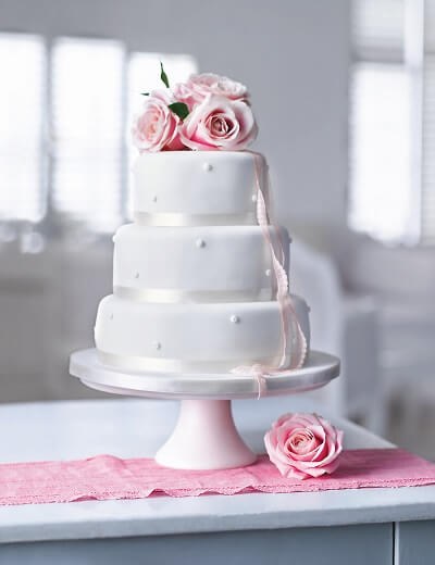 3tiered wedding cake