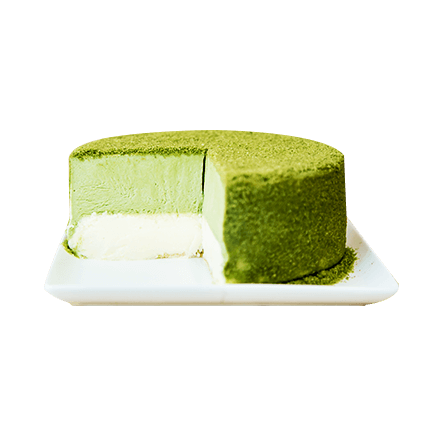 Keki Modern Cakes' fancy green tea cheesecake