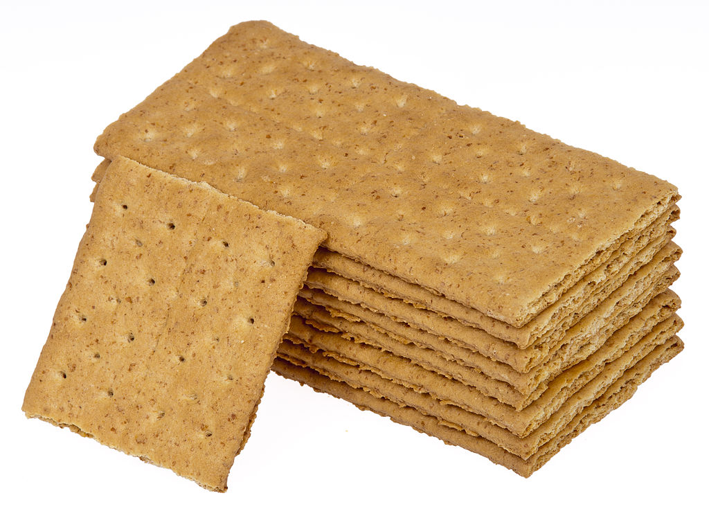 Stack of graham crackers