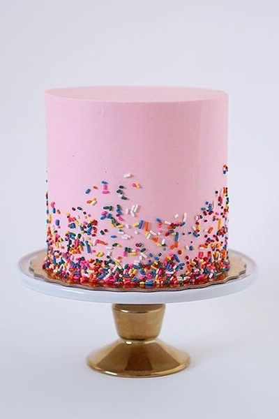 Birthday Cake with Sprinkles